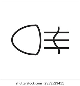 foq light vector icon line new