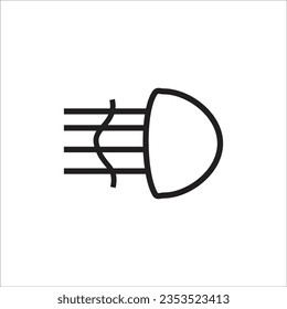 foq light vector icon line new