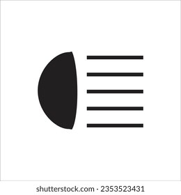 foq light vector icon line new
