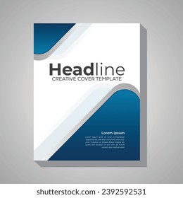 .For your business, creative book cover template