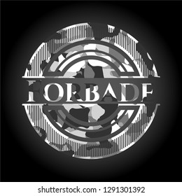 Forbade on grey camouflage pattern