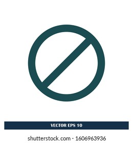 forbidden background sign icon design element