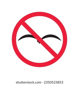 Forbidden bird vector icon. Warning, caution, attention, restriction, label, ban, danger. No birds flat sign design pictogram symbol. No bird icon