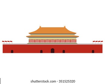 Forbidden City  Gate Heavenly Peace  Tiananmen Square  Beijing