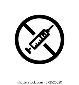 Forbidden Drug Icon