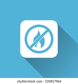 forbidden fire icon