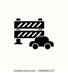 forbidden icon, isolated glyph icon