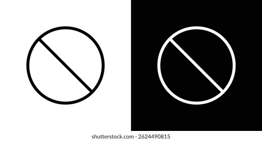 Icono prohibido. Conjunto de Vectores de logotipos
