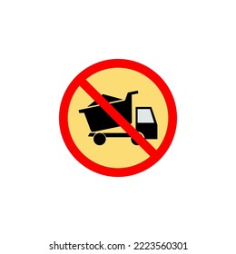 Forbidden instruction machine icon can be used for web, logo, mobile app, UI, UX