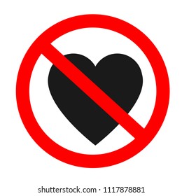 forbidden love sing vector