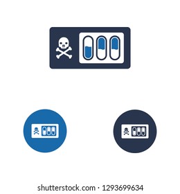 Forbidden Medicine Icon - Vector
