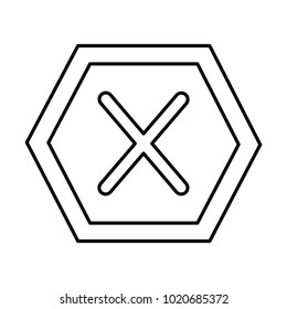 forbidden no access danger icon image 