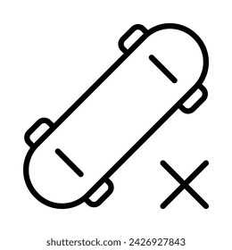 forbidden, no inliners zone, no skate park, no inline skates, no skateboarding park, icon