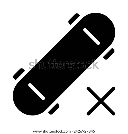 forbidden, no inliners zone, no skate park, no inline skates, no skateboarding park, icon