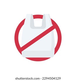 Prohibido o sin vector de bolsas plásticas, bolsa plástica internacional de libre día