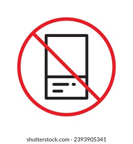 Forbidden pantone vector icon. Warning, caution, attention, restriction, label, ban, danger. No pantone flat sign design pictogram symbol. No swatch pantone color icon UX UI