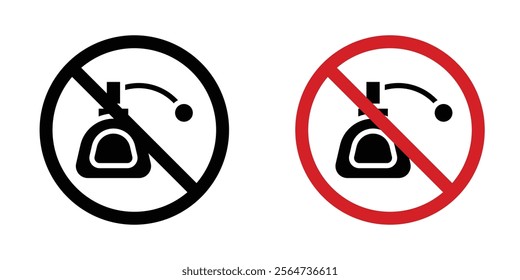 Forbidden perfume sign vectors in flat syle