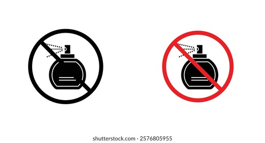 Forbidden perfume signs vector pack for web designs