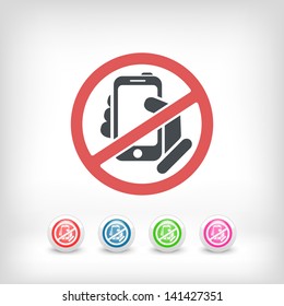 Forbidden phone icon