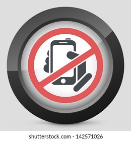 Forbidden phone icon
