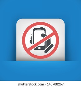 Forbidden phone icon