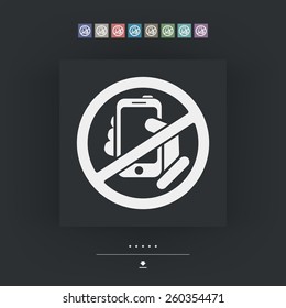 Forbidden phone icon