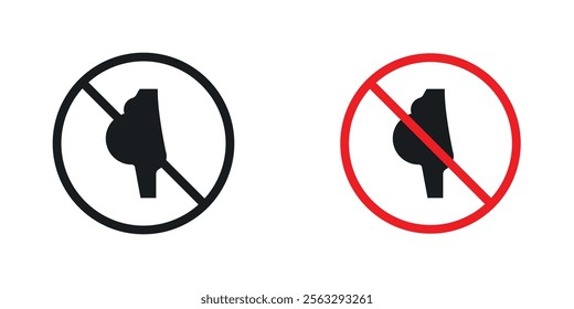 Forbidden pregnant icon pack for app and website ui designs.
