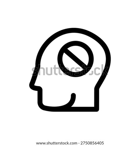 Forbidden Prohibited Banned No Entry Icon Design
