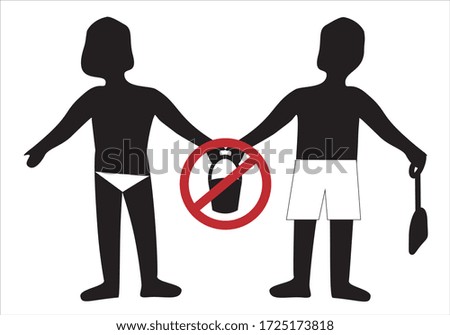 
forbidden to share with other children