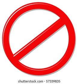 forbidden sign