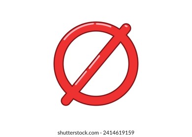 Diseño de etiquetas adhesivas para notas de resaltado de signo prohibidas