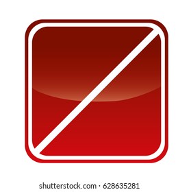forbidden sign icon
