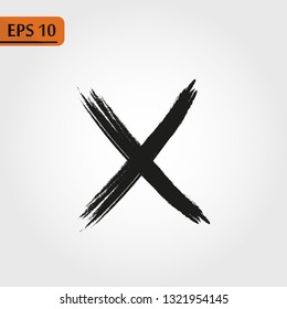 Forbidden sign isolated stock vector icon illustration