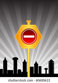 forbidden sign traffic
