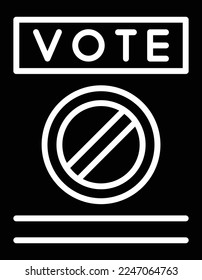 Icono vectorial de signo prohibido. Se puede usar para imprimir, móviles y aplicaciones web.