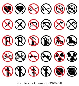Forbidden Signs