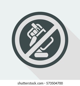 Forbidden smoke icon