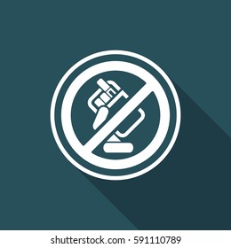 Forbidden smoke icon