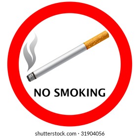 forbidden smoking sign vector illustration