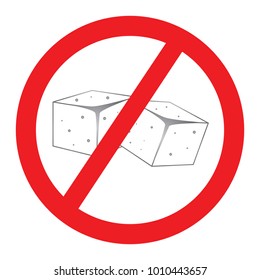 Forbidden sugar sign