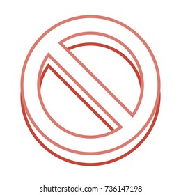 forbidden symbol icon