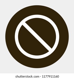 forbidden vector icon 10 eps