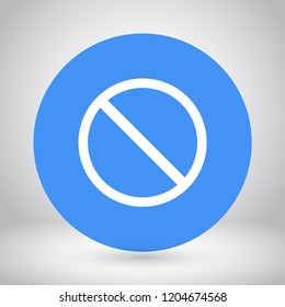 forbidden vector icon 10 eps