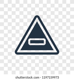 Forbidden vector icon isolated on transparent background, Forbidden transparency logo concept