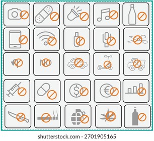 Unzulässige Vektorkontur-Symbolgruppe