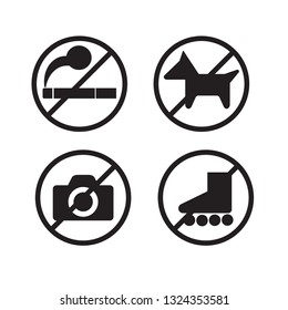 Forbidding Vector Signs
