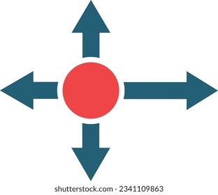 Force Glyph Two Color Icon For Personal And Commercial Use.
