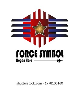 FORCE SYMBOL AND LOGO TEMPLATE