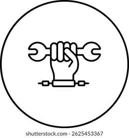 Forced Labour vector icon. Can be used for printing, mobile and web applications.