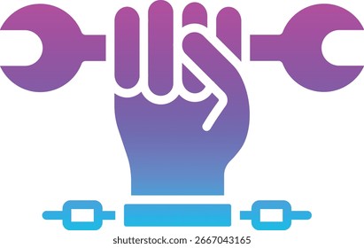 Forced Labour vector icon. Can be used for printing, mobile and web applications.